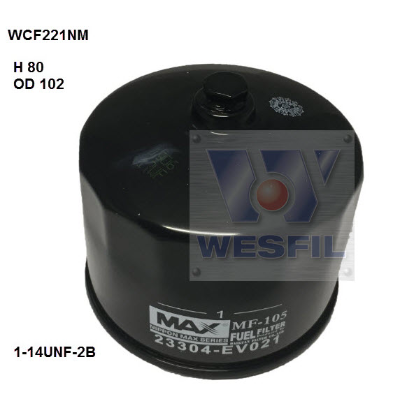 Fuel Filter Z973 WCF221NM - Port Kennedy Auto Parts & Batteries