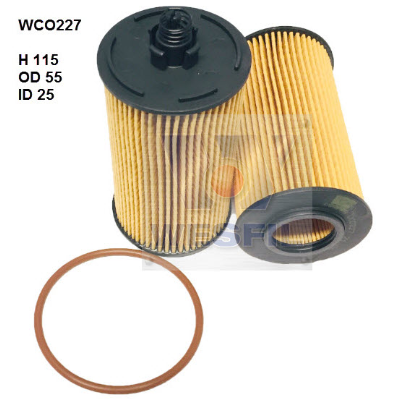 Oil Filter Cartridge WCO227 - Port Kennedy Auto Parts & Batteries