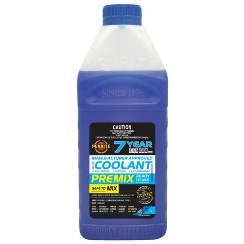 Coolant Penrite Blue Premix 1L COOLBLUEPMX001 - Port Kennedy Auto Parts & Batteries 