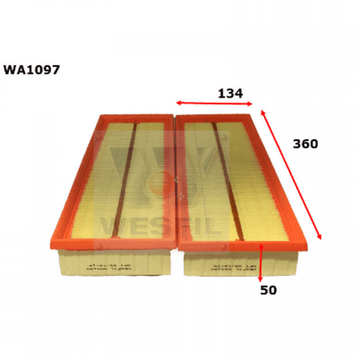 Air Filter A1678 WA1097 - Port Kennedy Auto Parts & Batteries