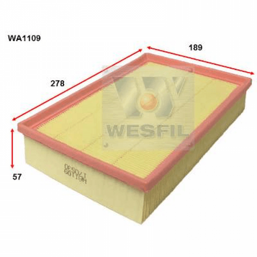 Air Filter WA1595 Ssangyong WA1109 - Port Kennedy Auto Parts & Batteries