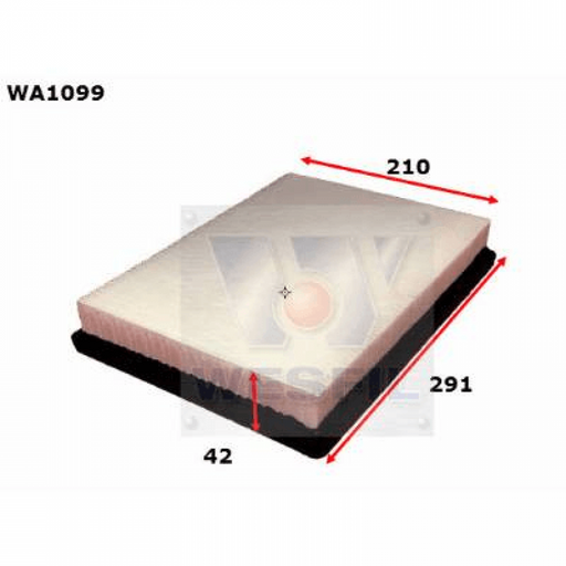 Air Filter A1545 WA1099 - Port Kennedy Auto Parts & Batteries
