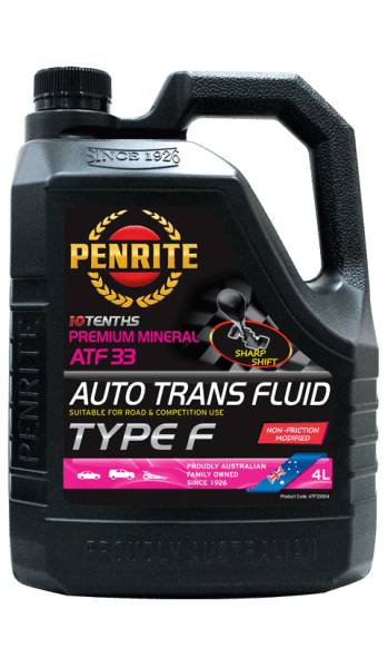 Oil Penrite ATF Auto 33 4 Ltr ATF33004 - Port Kennedy Auto Parts & Batteries 
