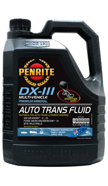 Oil Penrite ATF DX-111 4 Ltr ATFDX3004 - Port Kennedy Auto Parts & Batteries 