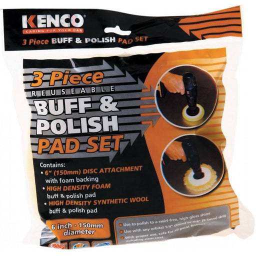 Kenco Buff And Polish Pad Set SWBP3 - Port Kennedy Auto Parts & Batteries 