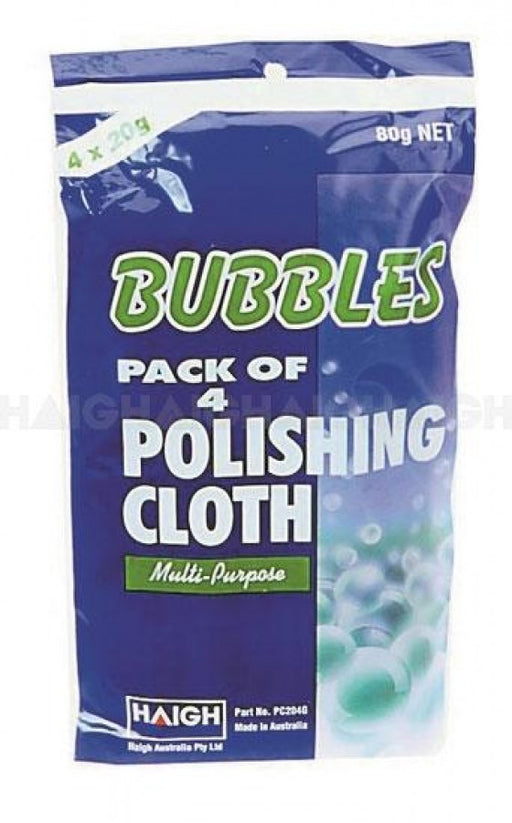 Polishing Cloth Bubbles Pk 4 PC204G - Port Kennedy Auto Parts & Batteries