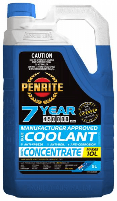 Coolant Penrite Blue 5L COOLBLUE005 - Port Kennedy Auto Parts & Batteries 