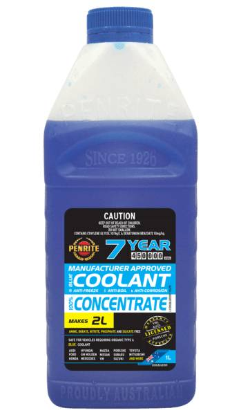 Coolant Penrite Blue 1L COOLBLUE001 - Port Kennedy Auto Parts & Batteries 