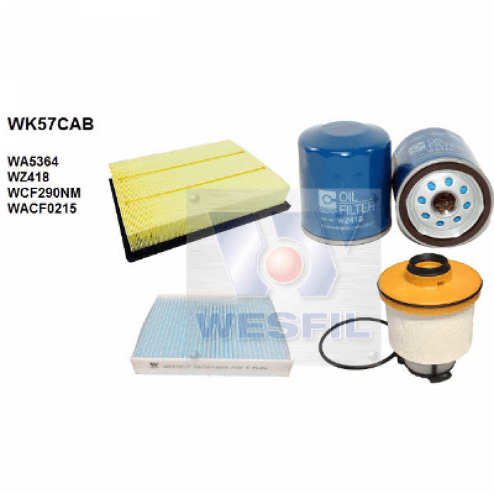 Filter Service Kit Toyota Hilux/Fortuner WK57CAB - Port Kennedy Auto Parts & Batteries