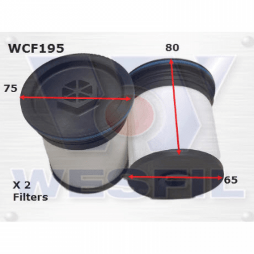 Fuel Filter Wesfil WR2745WCF195 - Port Kennedy Auto Parts & Batteries