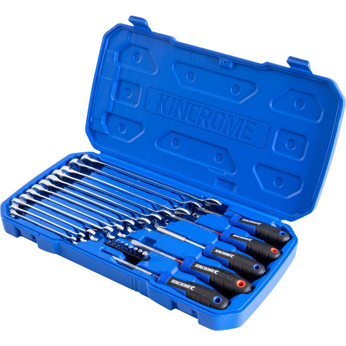 Kincrome Screw Driver and Spanner Set 26pce P2109