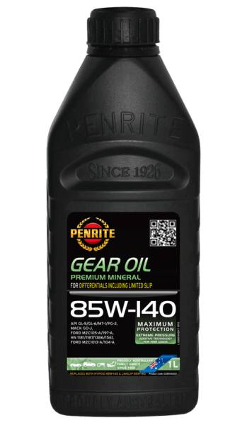 Oil Gear Penrite 85w140 1L GO85140001 - Port Kennedy Auto Parts & Batteries 