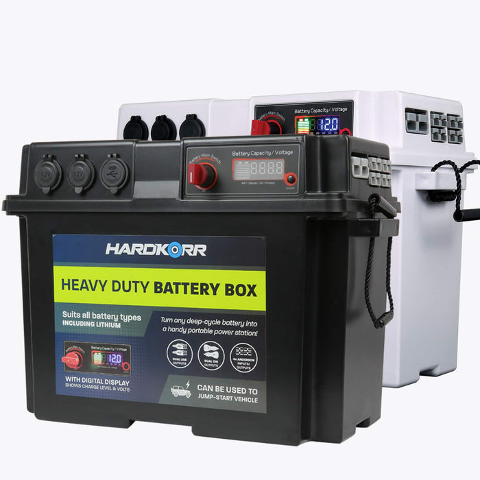 KORR Heavy Duty Battery Box HKPBATTBOXB - Port Kennedy Auto Parts & Batteries 