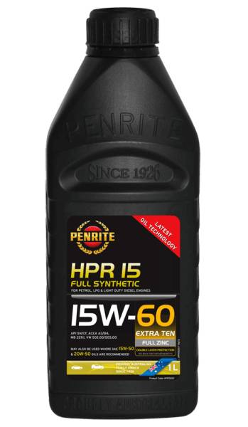 Oil Penrite HPR15-1L FULL SYNTH 15W-60 HPR15001 - Port Kennedy Auto Parts & Batteries 