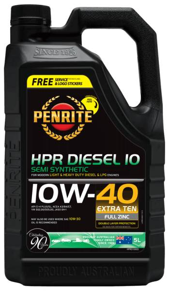 Penrite HPR Diesel 10 5l HPRD10005 - Port Kennedy Auto Parts & Batteries 