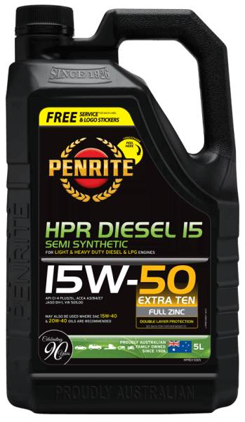 Oil Penrite HPR Diesel 5L WFHPRD15005 - Port Kennedy Auto Parts & Batteries 