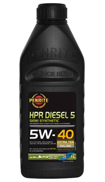 Oil Penrite HPR Diesel 5 1L HPRD5001 - Port Kennedy Auto Parts & Batteries 