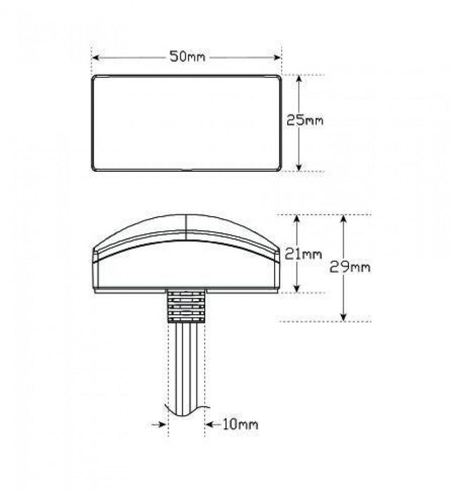 LED Amber Rear Position Marker 12-24V twin pack 5025RM2 - Port Kennedy Auto Parts & Batteries 