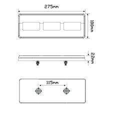 LED Lamp Stop/Tail 12-24V 275ARM - Port Kennedy Auto Parts & Batteries 