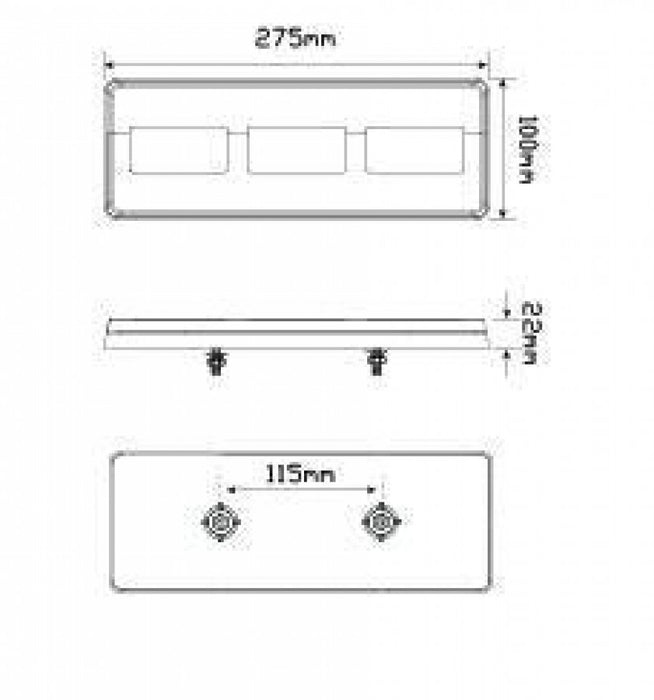 LED Lamp Stop/Tail 12-24V 275ARM - Port Kennedy Auto Parts & Batteries 