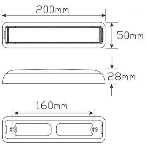 LED Stop/Tail/Indicator 12-24V 200BSTIM - Port Kennedy Auto Parts & Batteries 