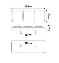 LED Stop/Tail/Indicator 12-24v 282ARRM - Port Kennedy Auto Parts & Batteries 