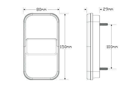 LED Stop/Tail/Indicator Lamp 12V 149BARLP2 - Port Kennedy Auto Parts & Batteries 