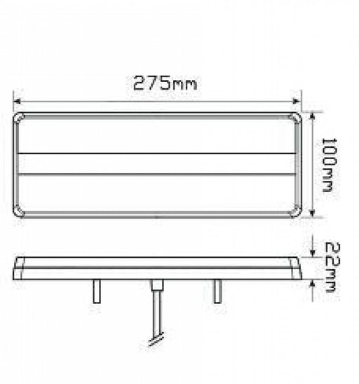 LED Stop/Tail/Indicator Lamp 12V 275ARW - Port Kennedy Auto Parts & Batteries 