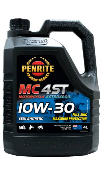 Penrite Motorcycle MC4ST MC4SEMI10W30004 - Port Kennedy Auto Parts & Batteries 