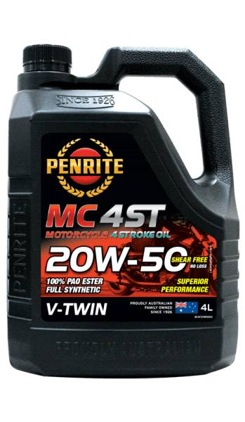 Penrite MC-4 ST 20W50 V TWIN MC4VT20W50004 - Port Kennedy Auto Parts & Batteries 