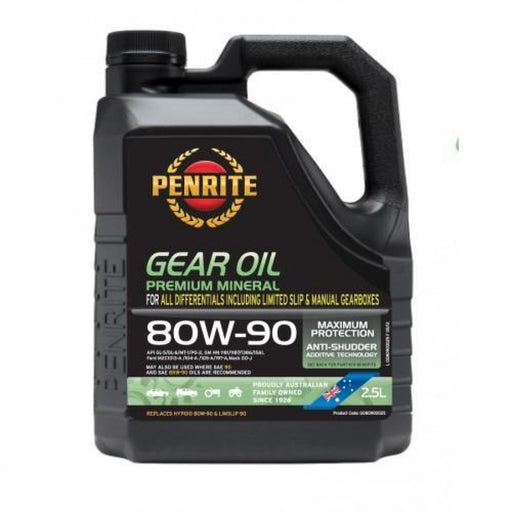 Oil Gear Penrite 80W-90 2.5L GO80900025 - Port Kennedy Auto Parts & Batteries 