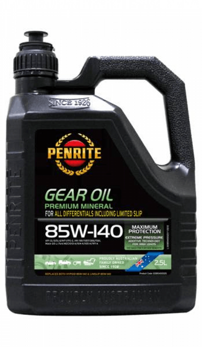 Oil Gear Penrite 85W-140 2.5L GO851400025 - Port Kennedy Auto Parts & Batteries 