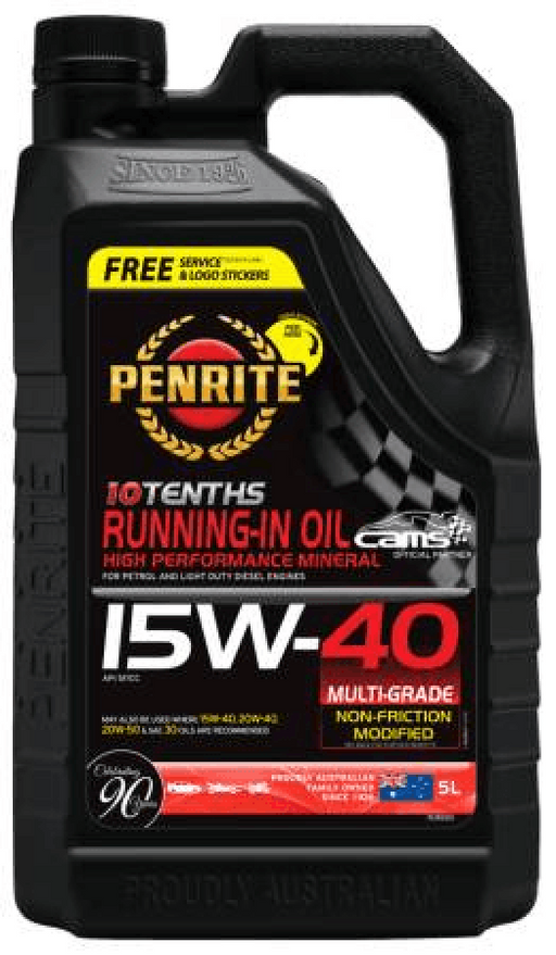 Oil Penrite Running in Oil 5L WF RUN005 - Port Kennedy Auto Parts & Batteries 