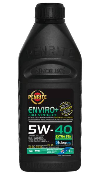Oil Penrite Enviro Plus 5W40 1L EPLUS5W40001 - Port Kennedy Auto Parts & Batteries
