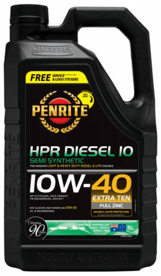 Penrite HPR Diesel 10 5l HPRD10005 - Port Kennedy Auto Parts & Batteries 