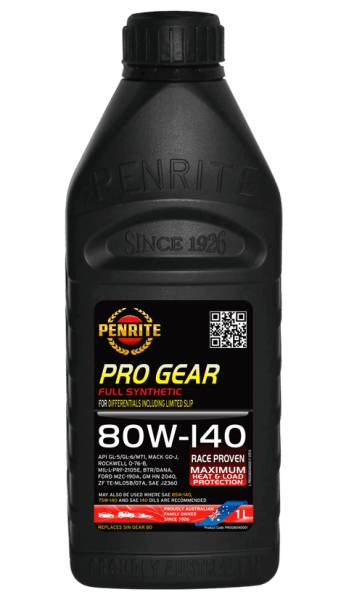 Oil Gear Penrite Pro 80W-140 1L PROG80140001 - Port Kennedy Auto Parts & Batteries 