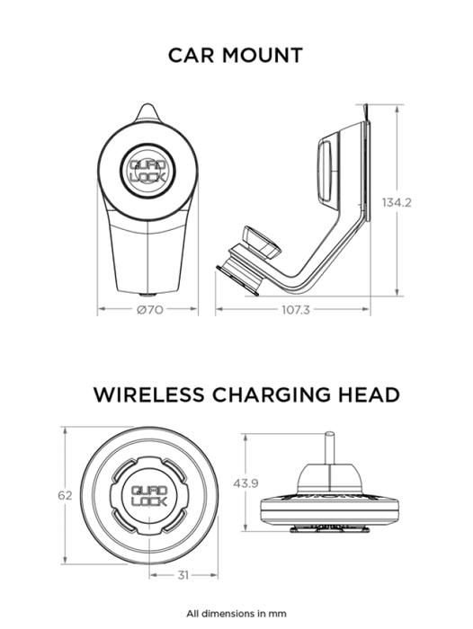 Quad Lock® Car Mount (V5) - Port Kennedy Auto Parts & Batteries 