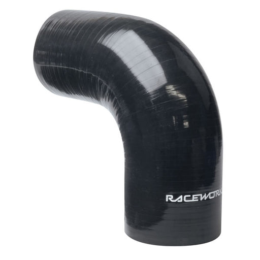 RaceWorks 90 Deg 2.50in [63MM] Silicone Hose Black - Port Kennedy Auto Parts & Batteries 