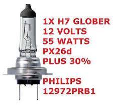 Globe Phillips H7 plus30% 12V 55W 12972PRB1 - Port Kennedy Auto Parts & Batteries 