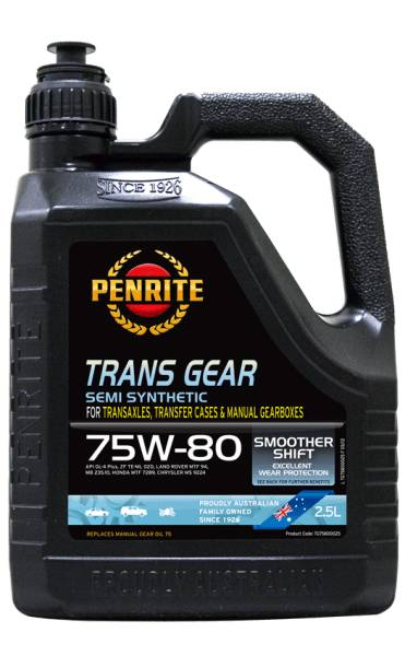 Trans Gear 75W-80 2.5L Penrite TG75800025 - Port Kennedy Auto Parts & Batteries 